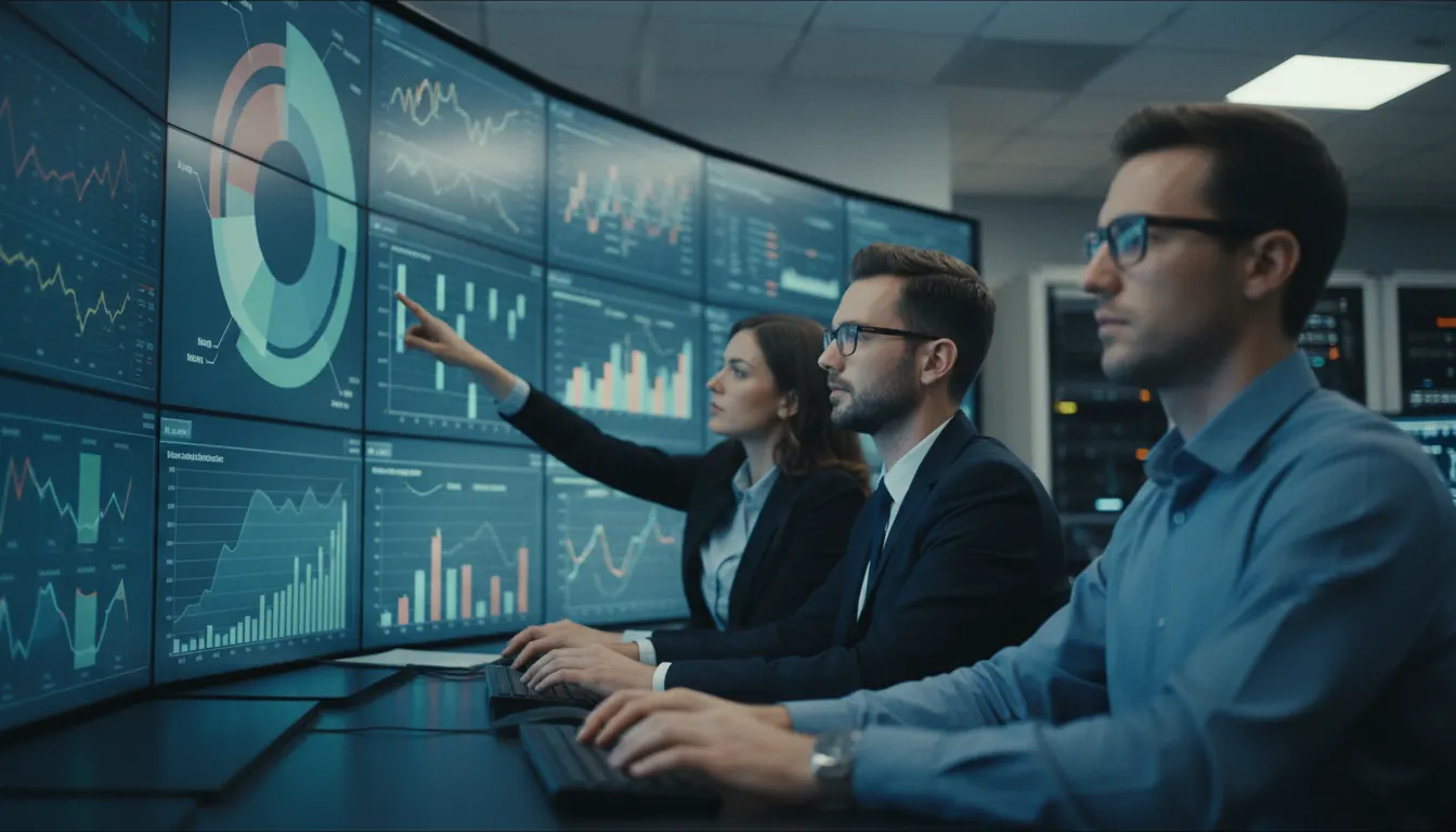 Casino analytics platform showing real-time player segmentation data, session metrics, and game performance charts on a monitoring dashboard