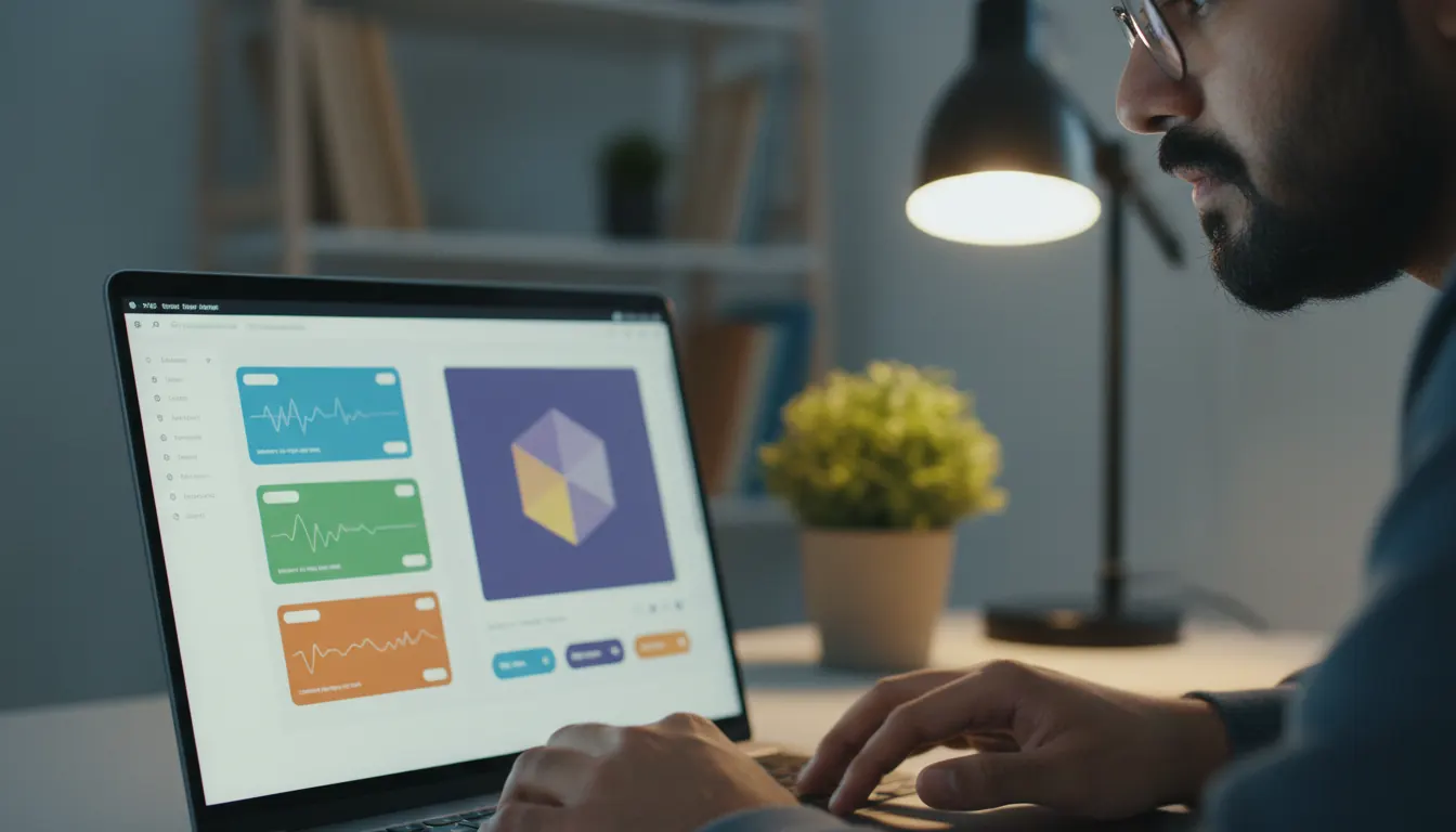 Developer reviewing open-source code contributions on a version control platform with multiple pull requests visible